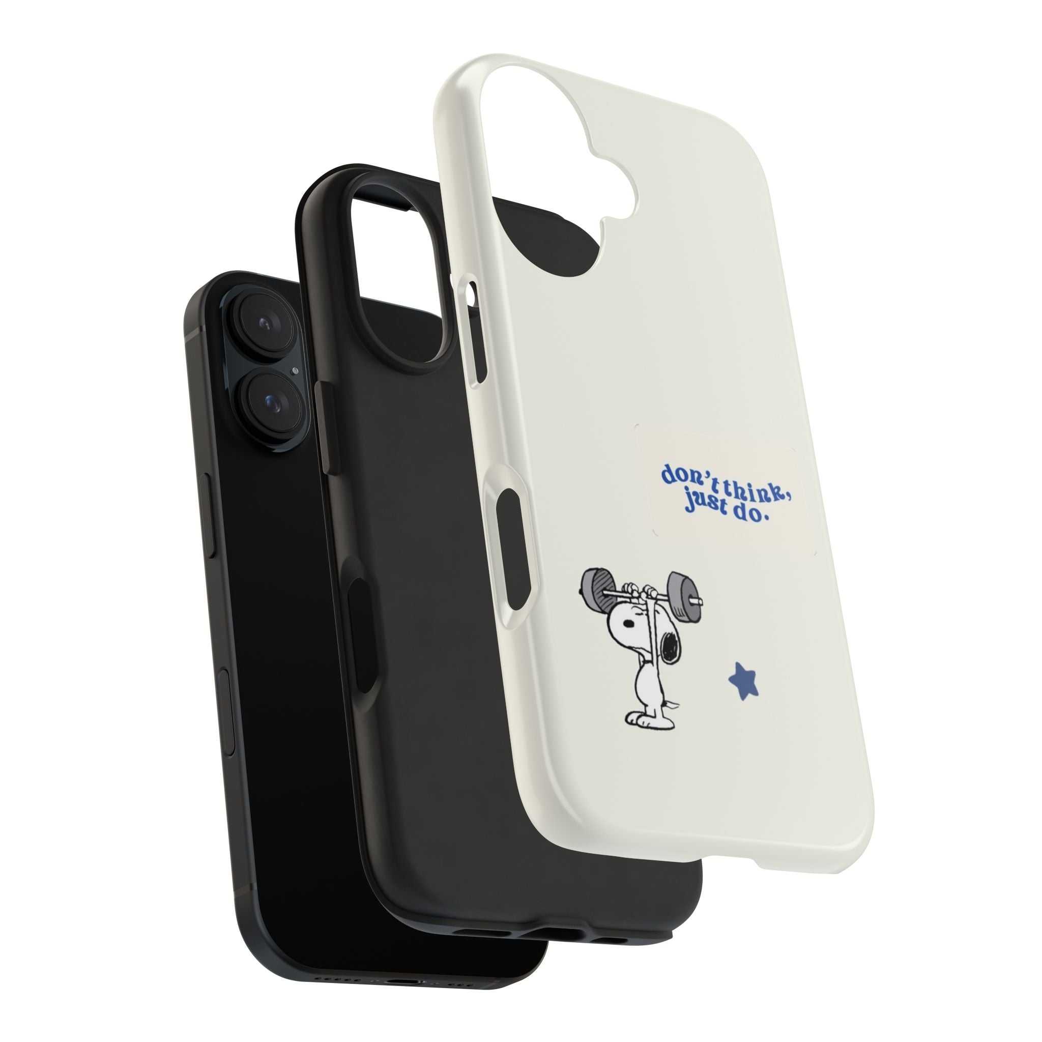 Snoopy Weightlifting Phone Case