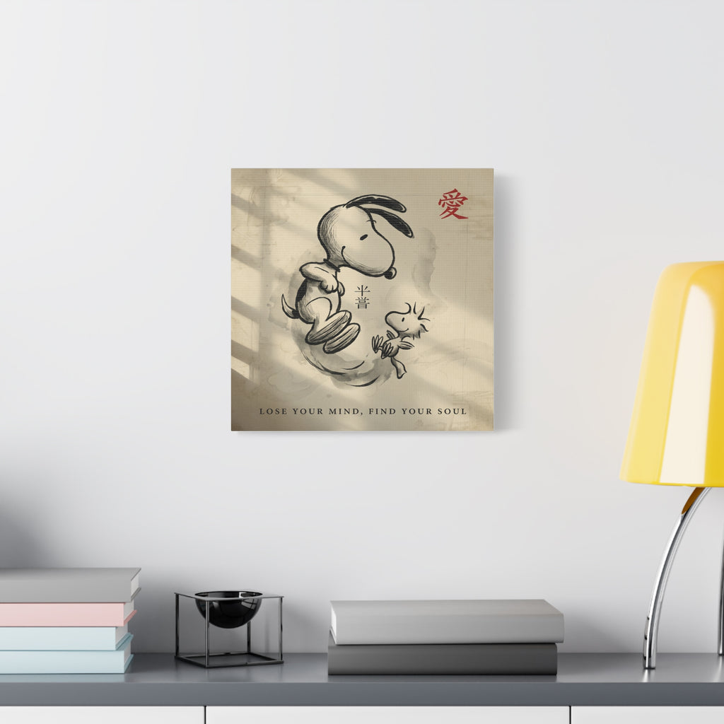 Zen Snoopy Woodstock Canvas