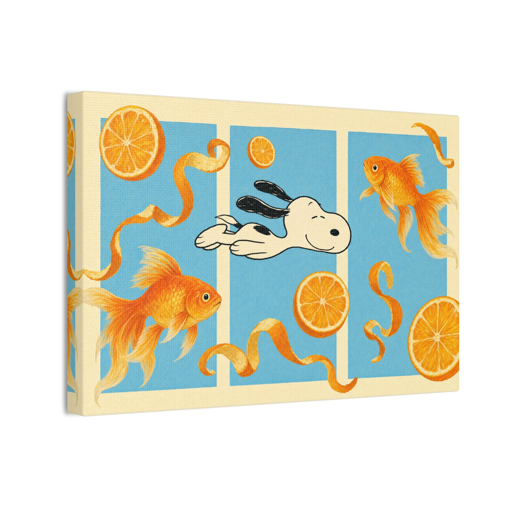 Goldfish Swim Canvas