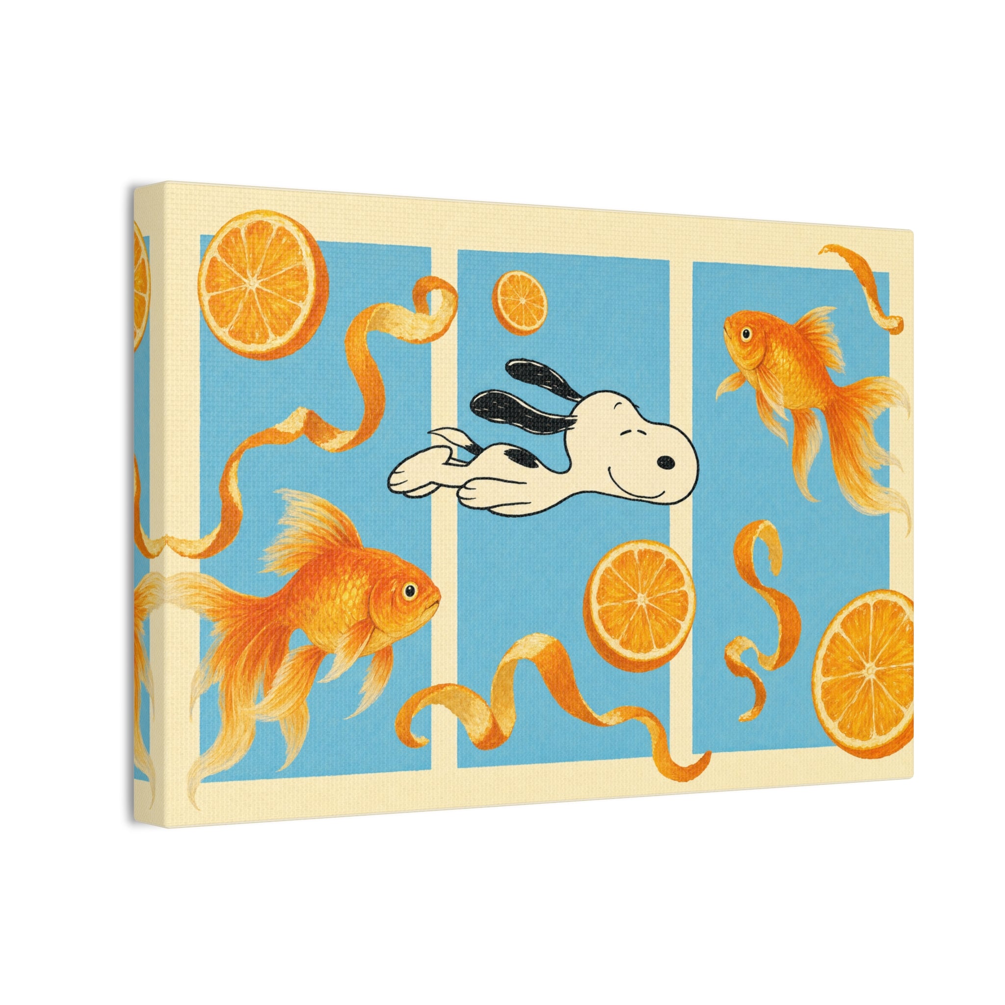 Goldfish Swim Canvas