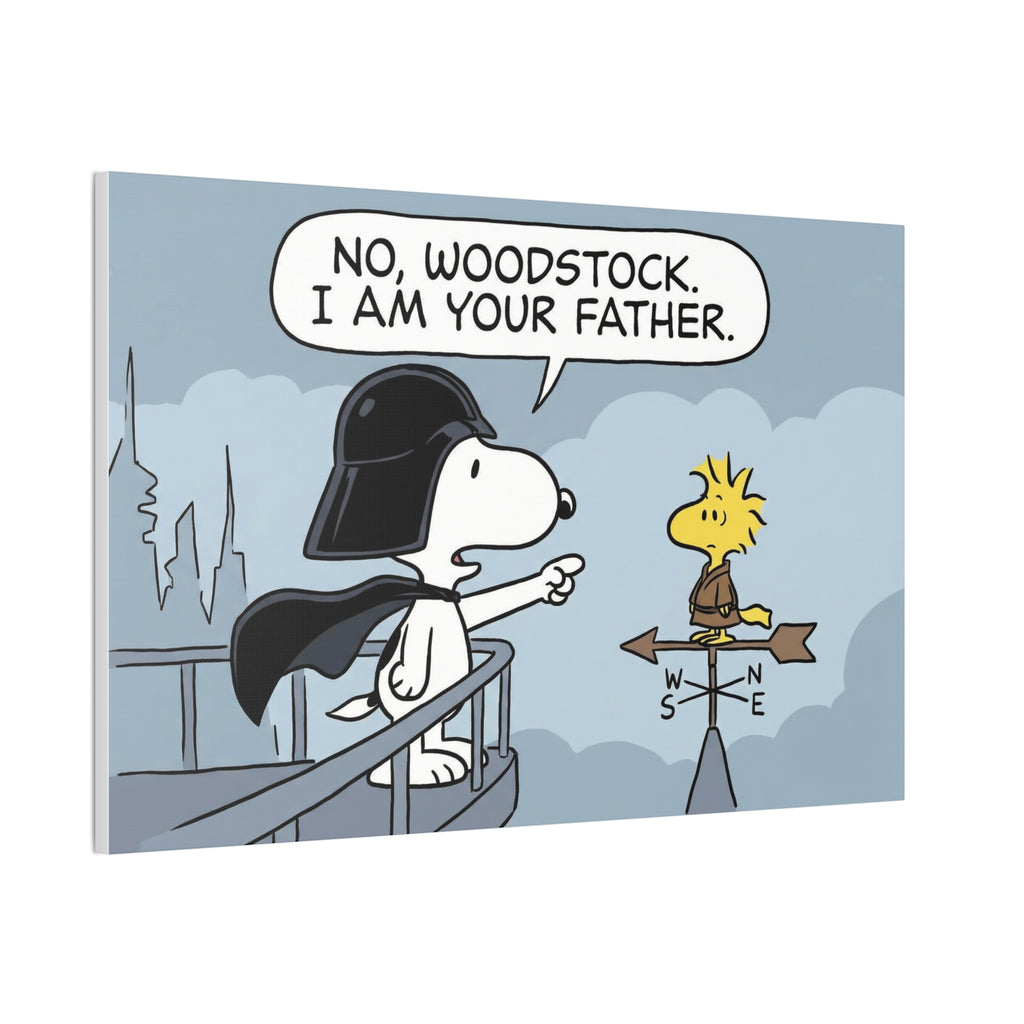 Snoopy Vader Comic Canvas