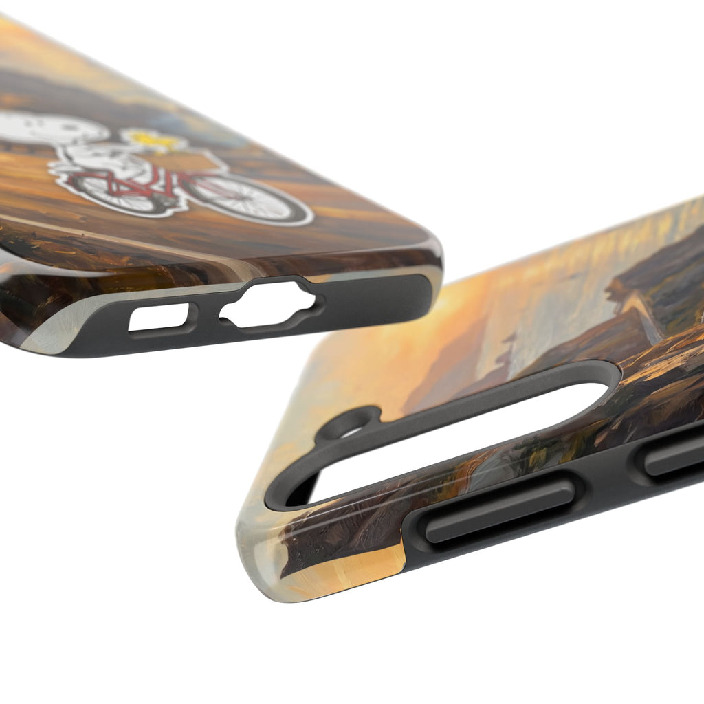 Snoopy Woodstock Bicycle Phone Case