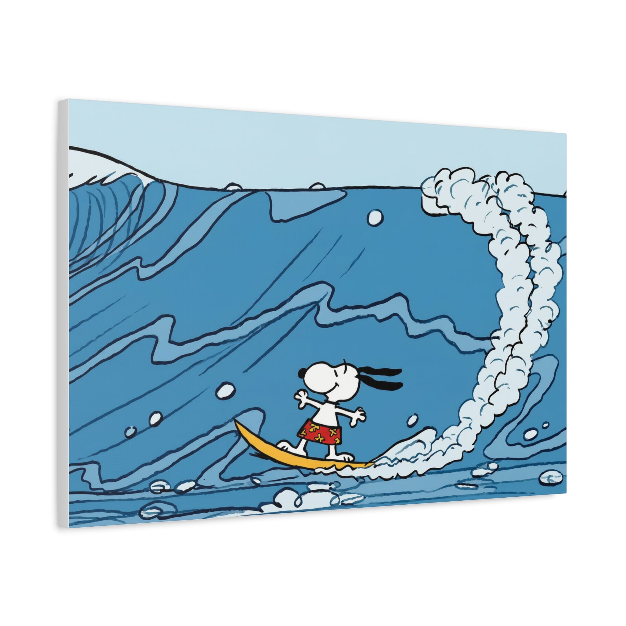 Surfing Snoopy Canvas