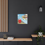 Snoopy Painting Reimagined Canvas