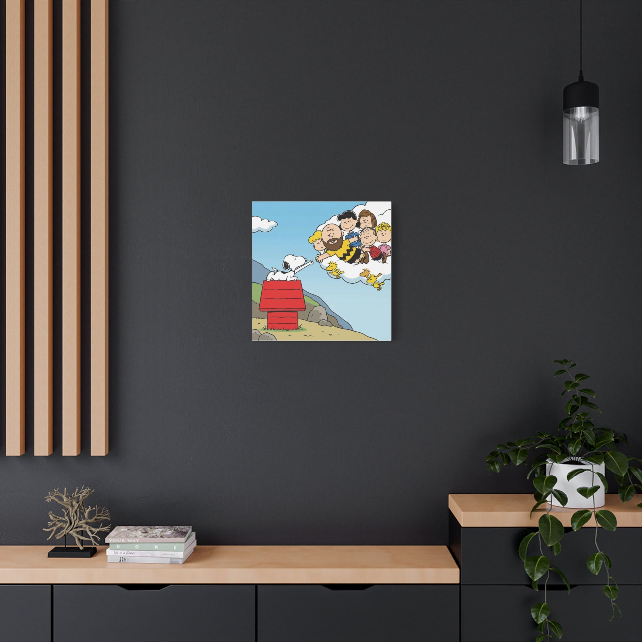 Snoopy Painting Reimagined Canvas