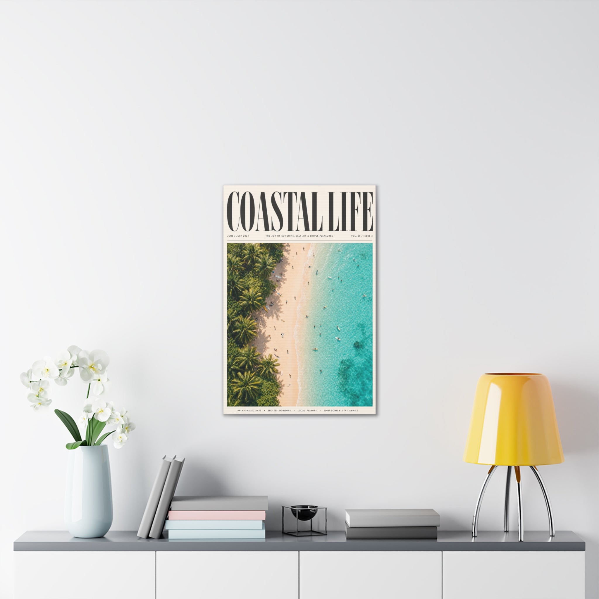 Coastal Life Beach Canvas