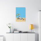 Beach Relaxation Canvas