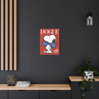 Snoopy Dogue Plaid Canvas