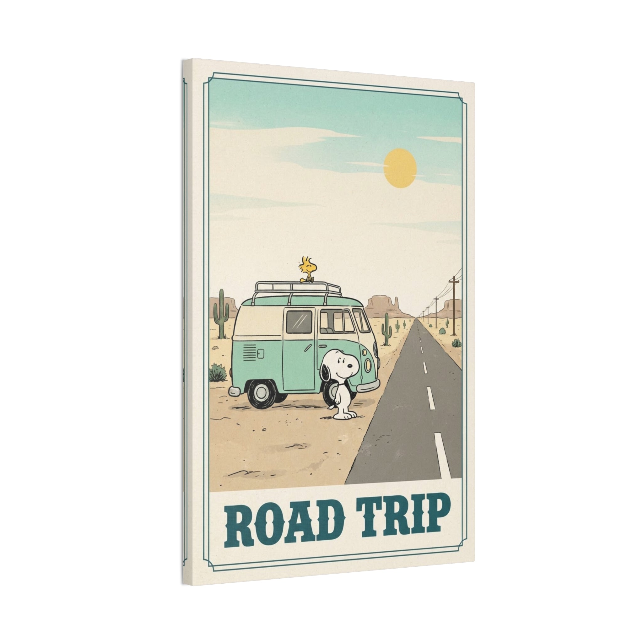 Snoopy Road Trip Canvas