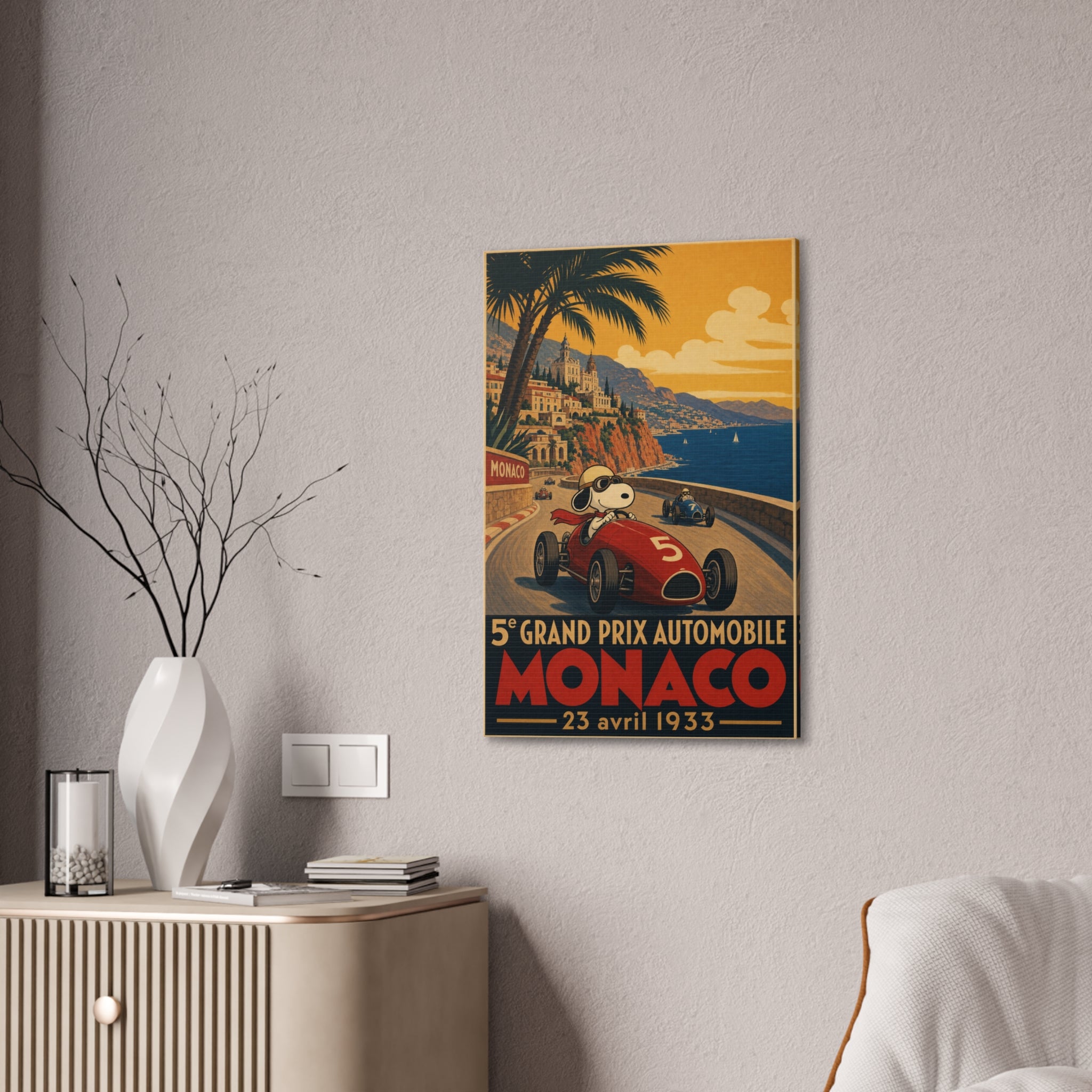 Monaco Grand Prix Canvas