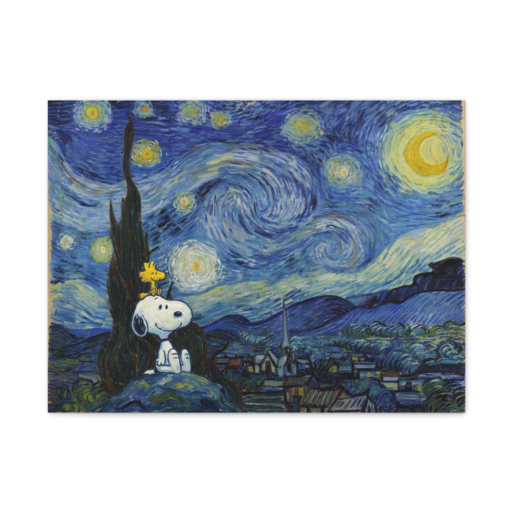 Woodstock Starry Night Canvas