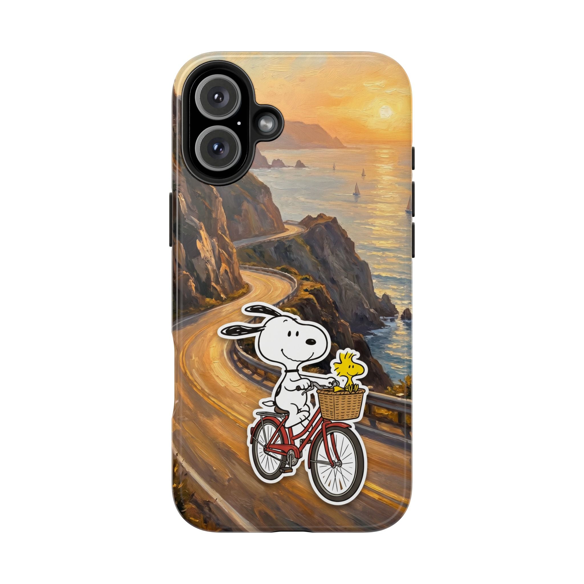 Snoopy Woodstock Bicycle Phone Case