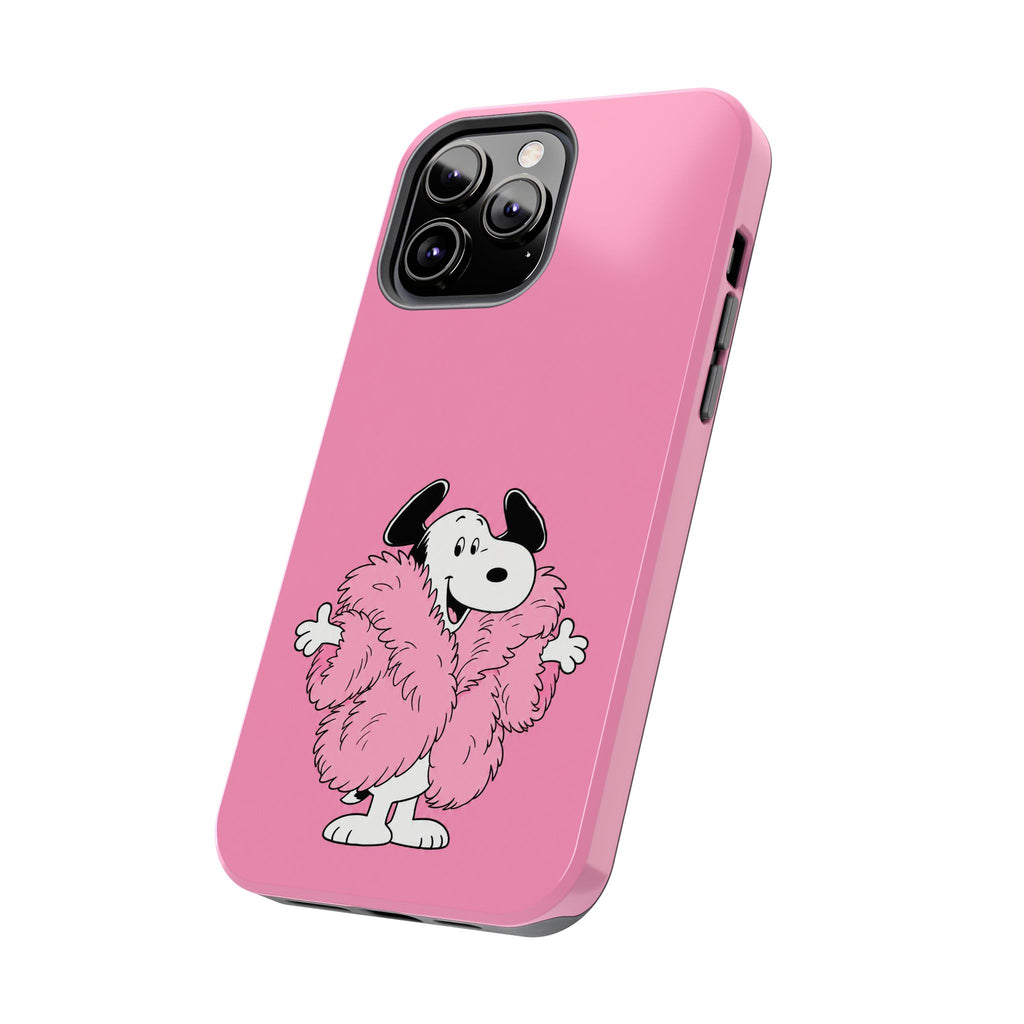 Pink Fuzzy Coat Case