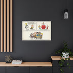 Peanuts Comic Strip Canvas
