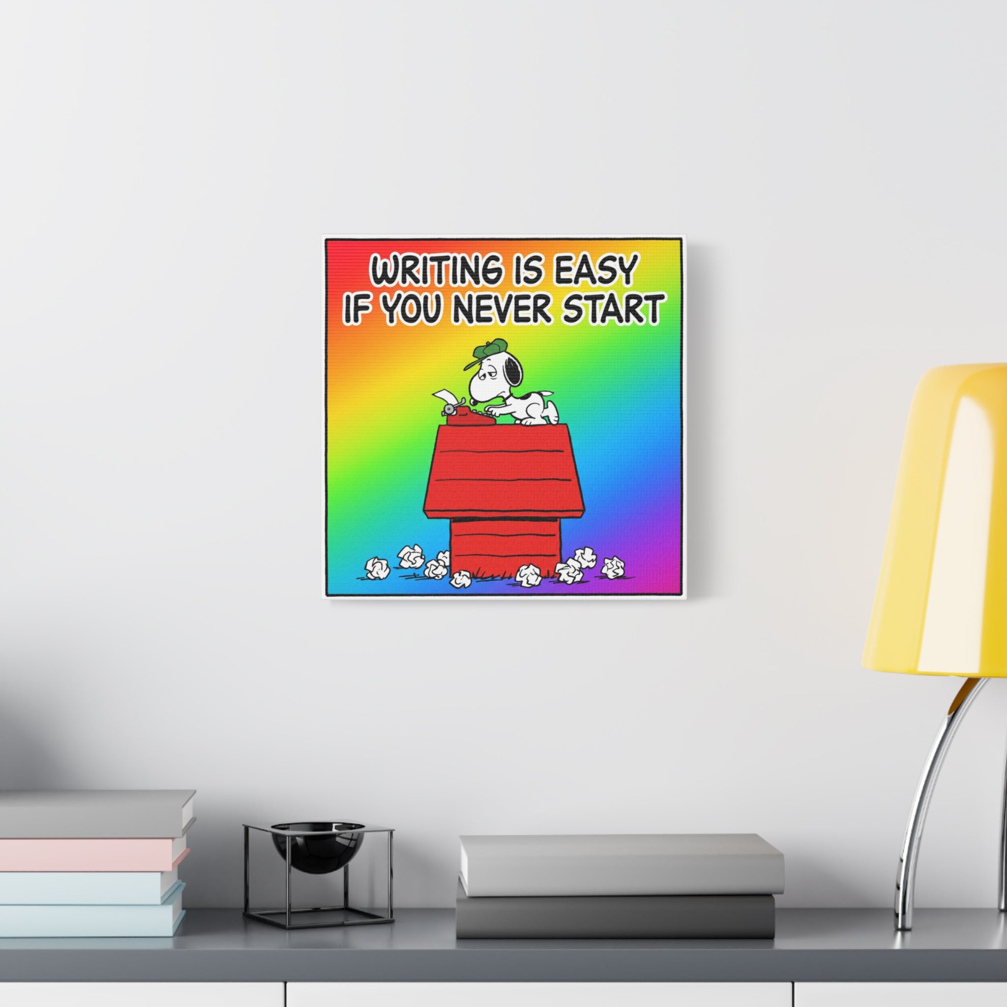 Writing Is Easy Canvas