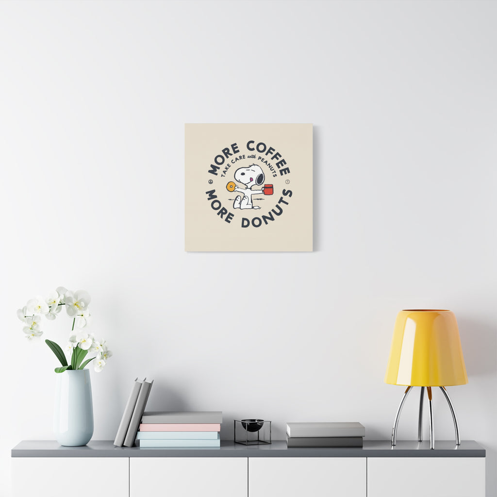 Coffee And Donuts Canvas
