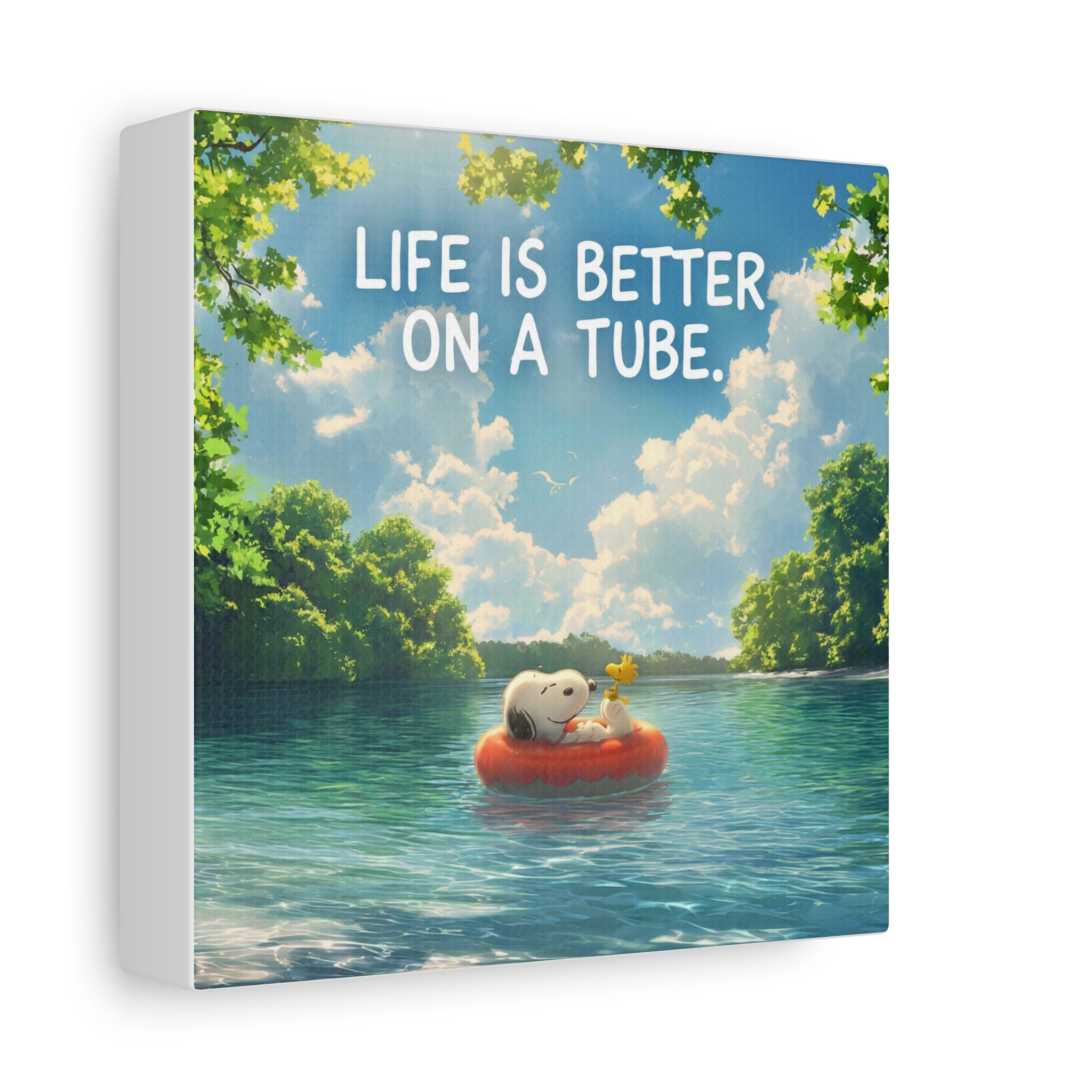 Life On A Tube Canvas