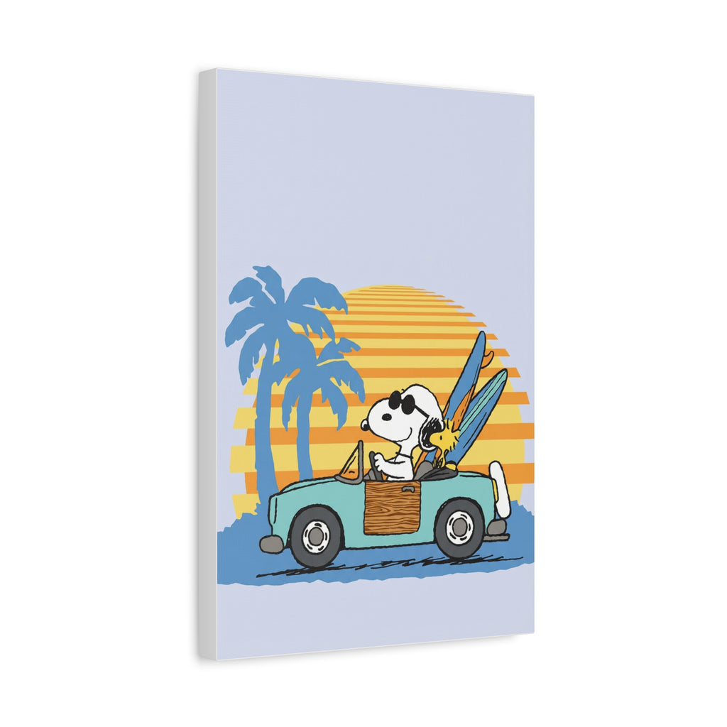 Surfboard Car Canvas