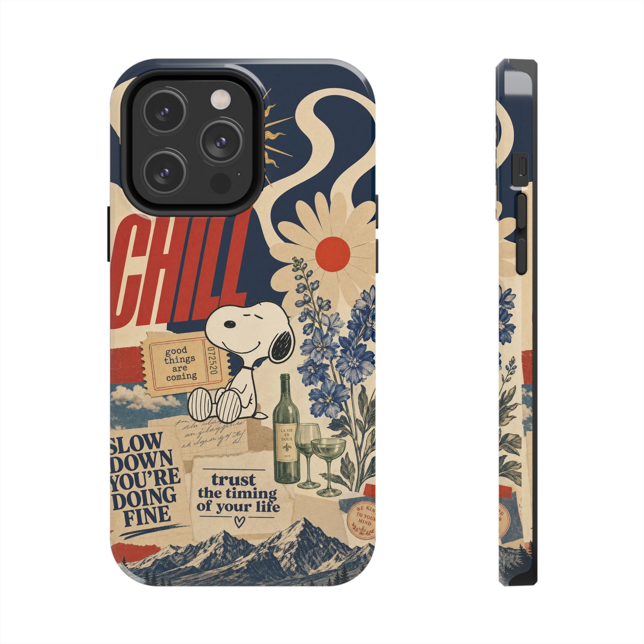 Snoopy Chill Collage Case