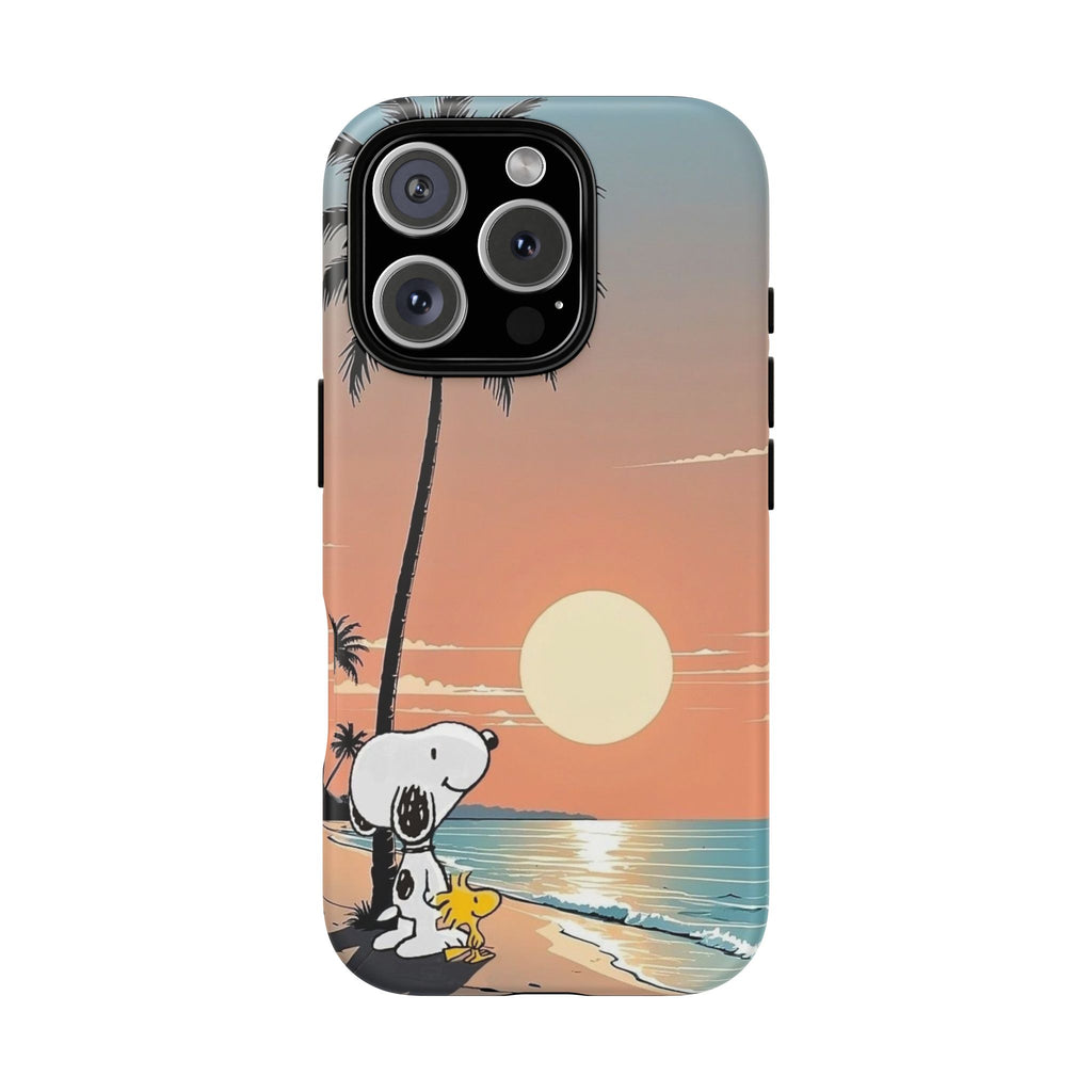 Snoopy Beach Sunset Phone Case