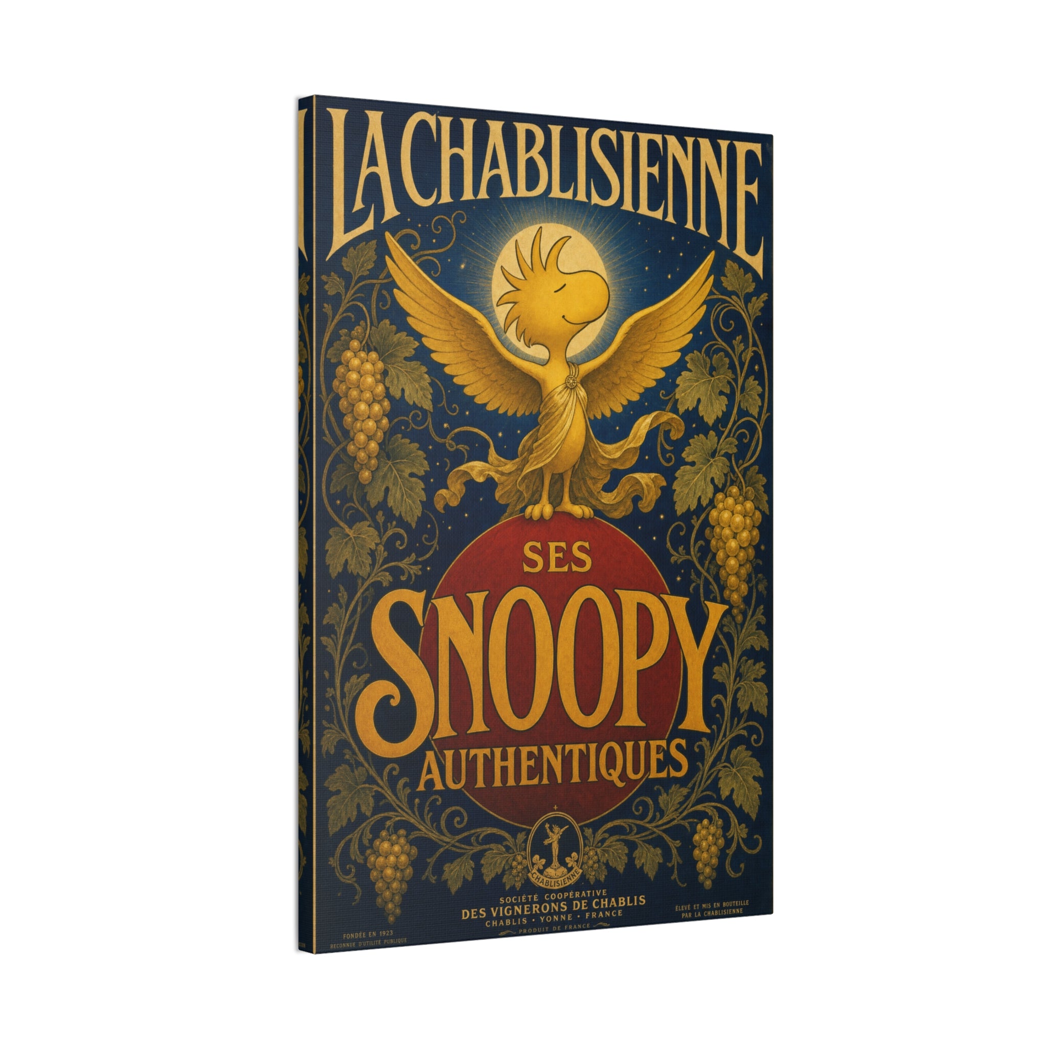 Snoopy Vintage Poster Canvas