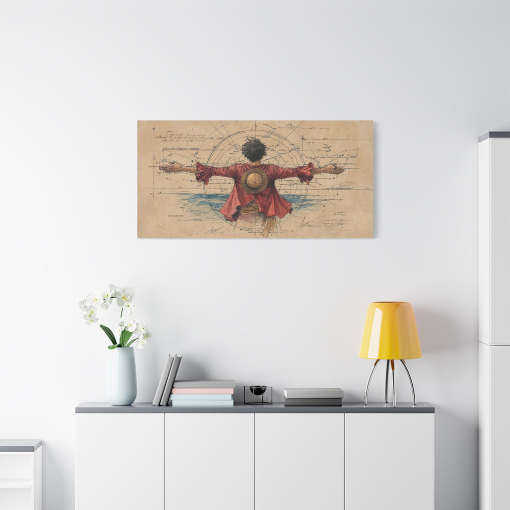 Straw Hat Pirate Canvas