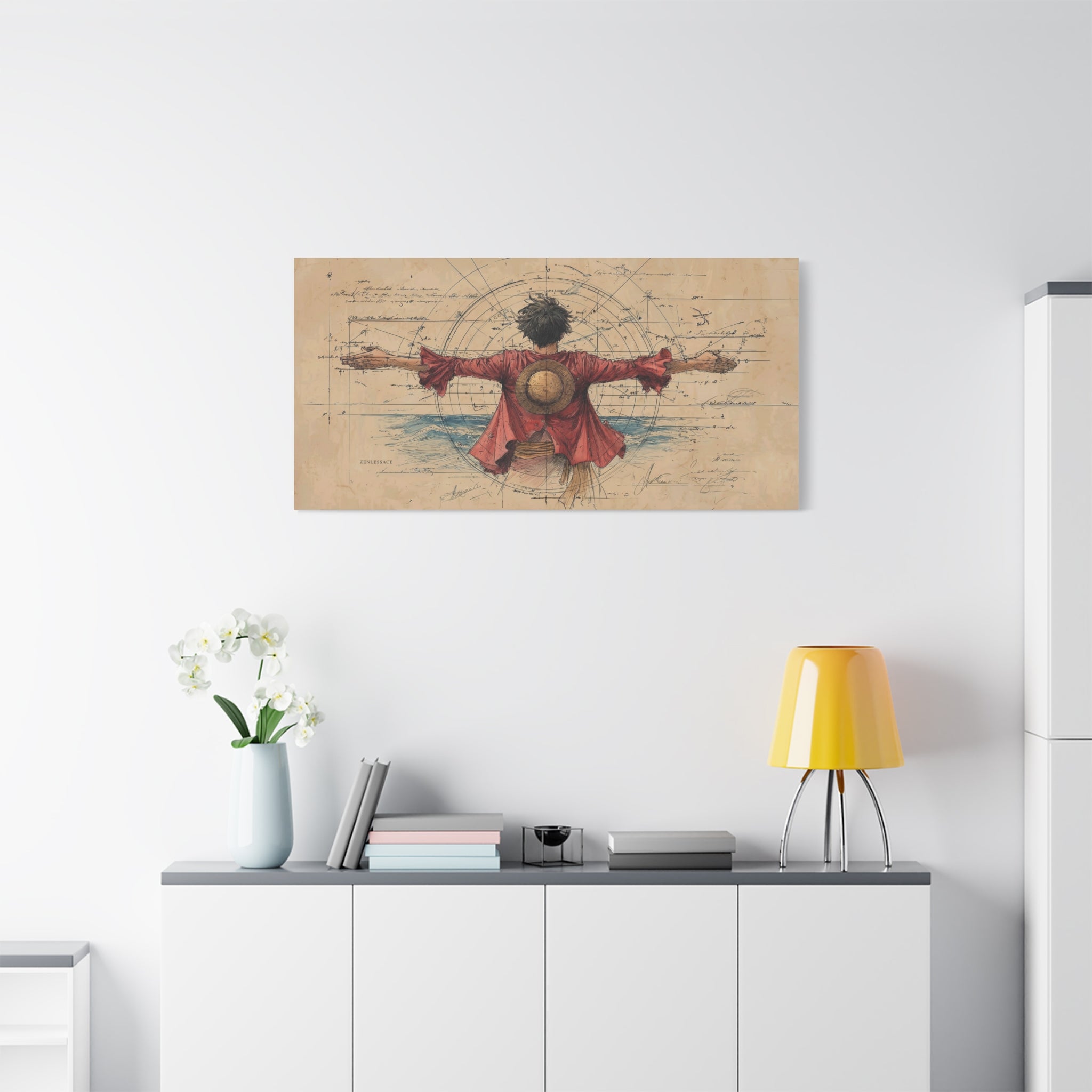 Straw Hat Pirate Canvas