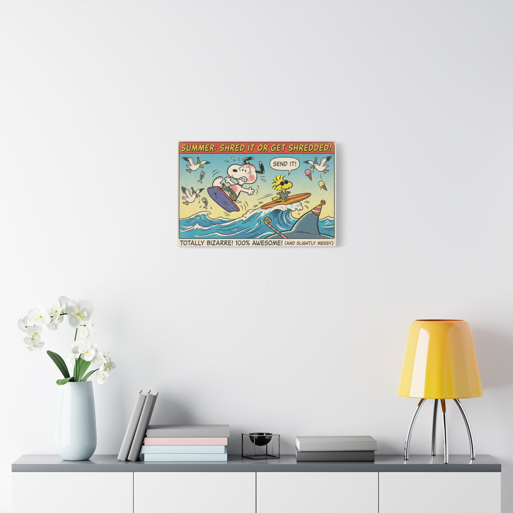 Shred It Surf Canvas