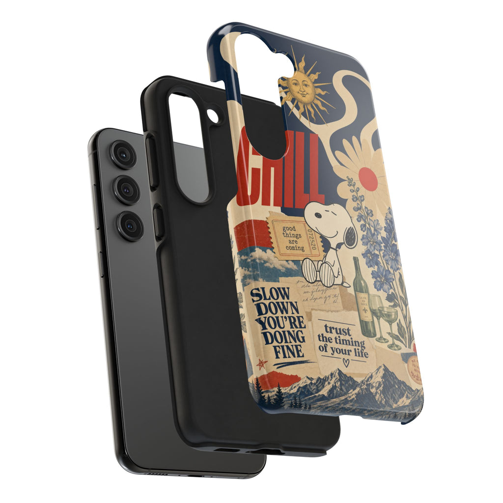 Snoopy Chill Collage Case