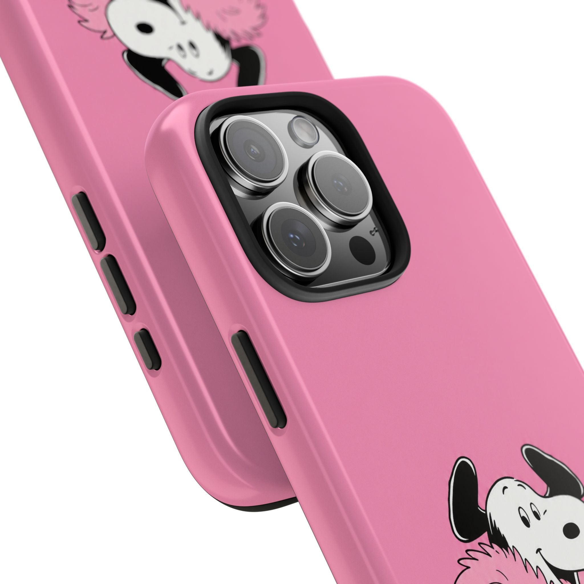 Pink Fuzzy Coat Case