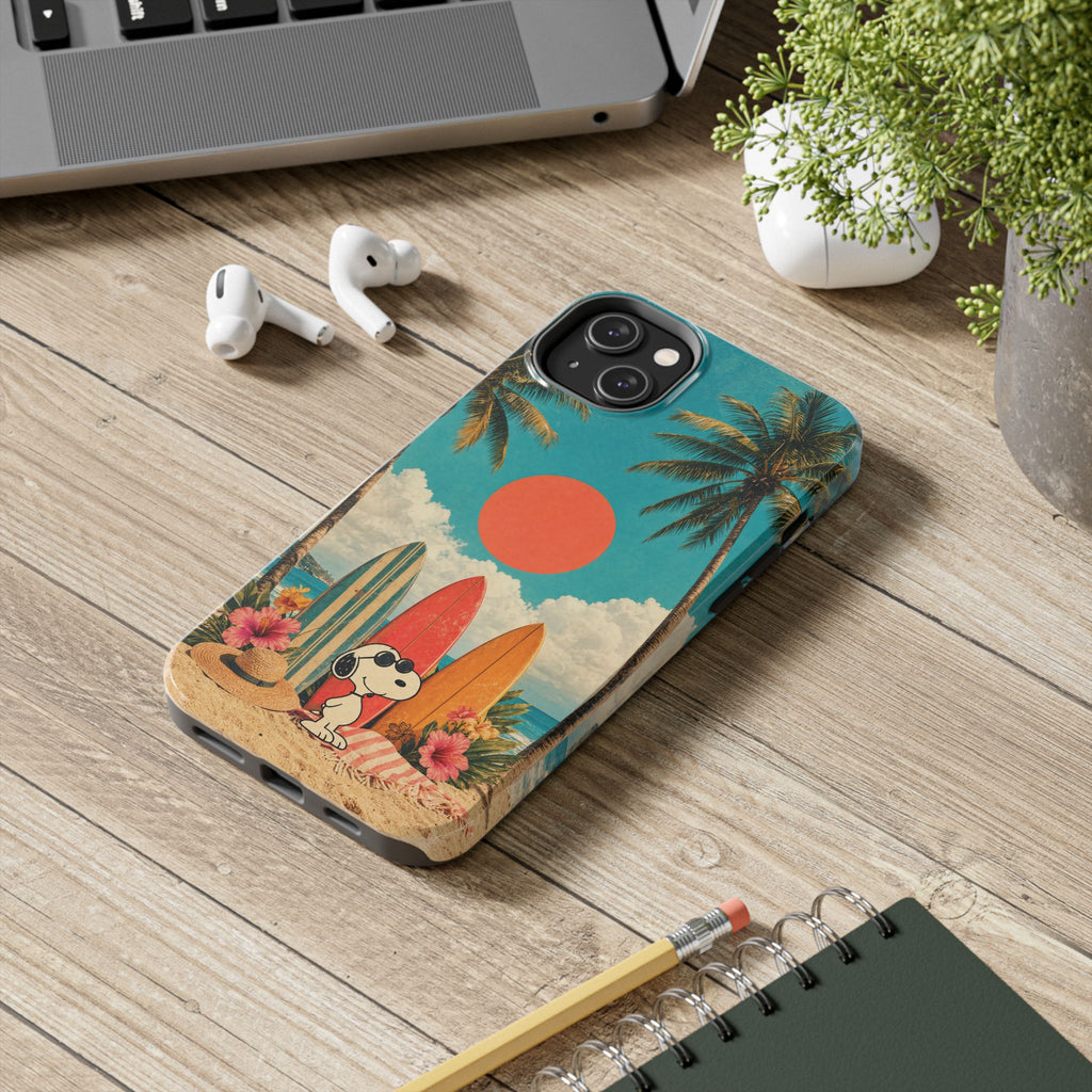 Retro Beach Sun Case