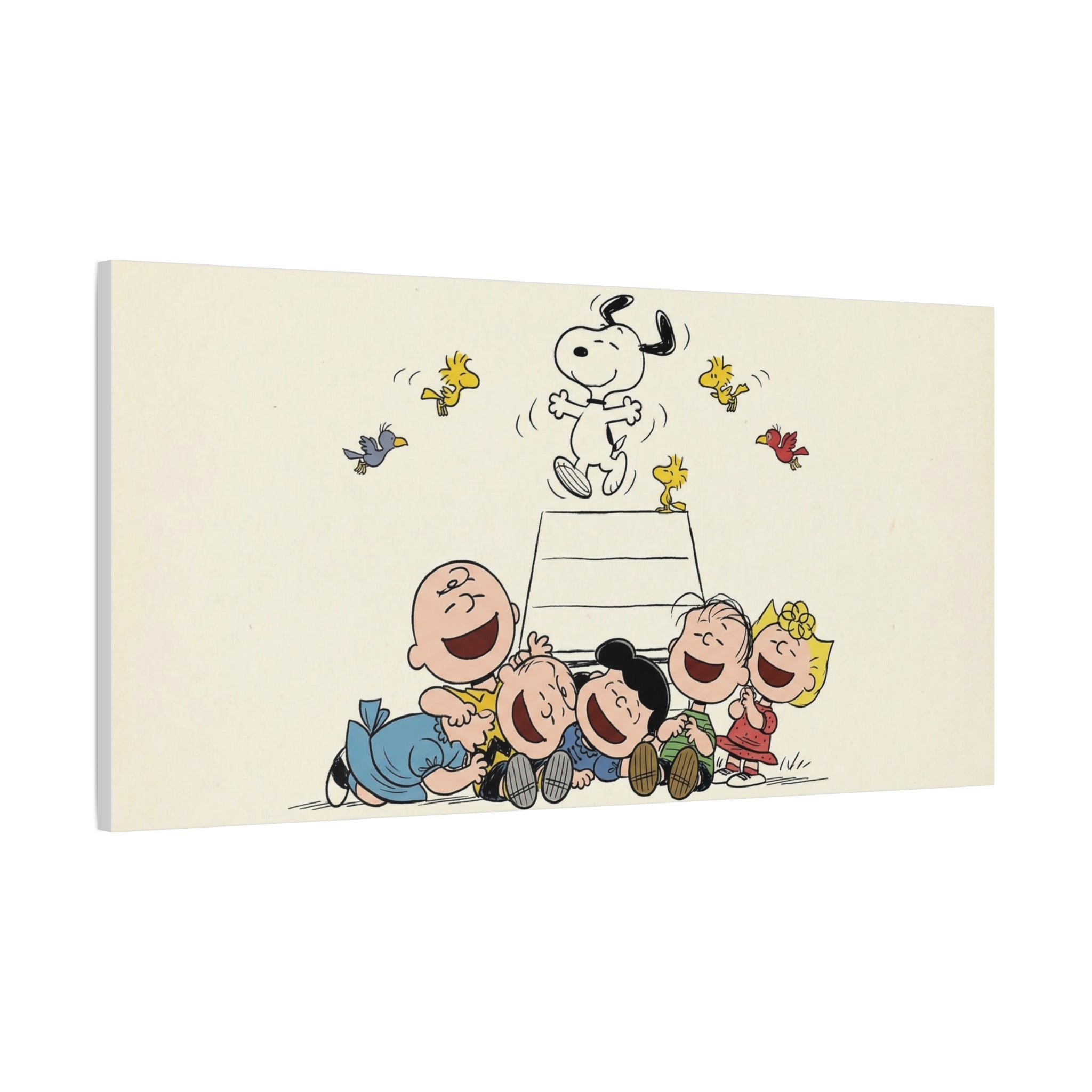 Peanuts Gang Laughing Canvas