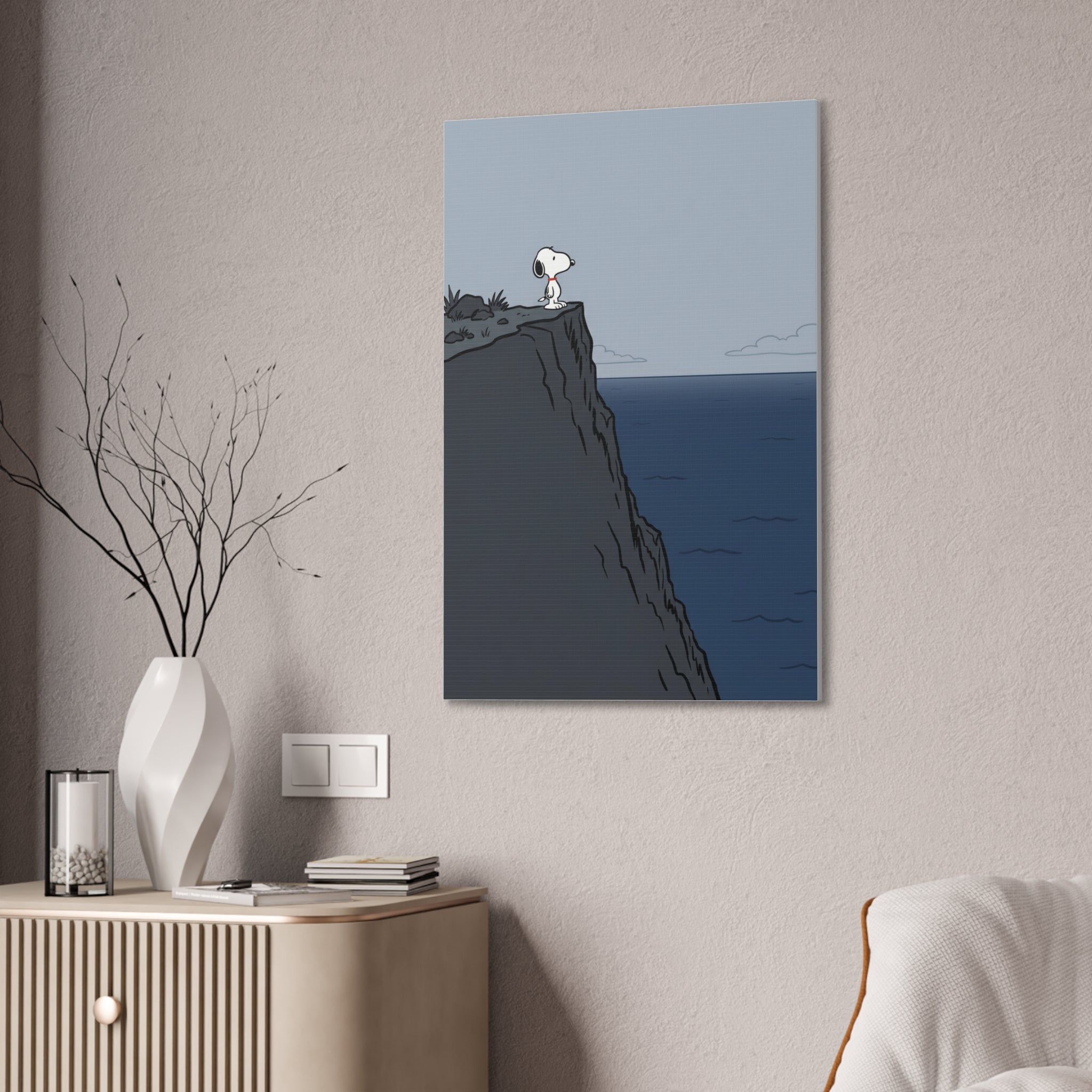 Snoopy Cliffside Canvas
