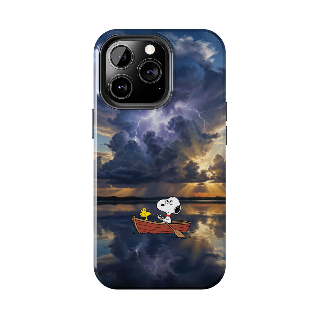 Stormy Rowboat Phone Case