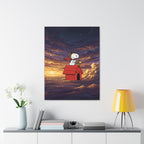 Flying Ace Snoopy Canvas