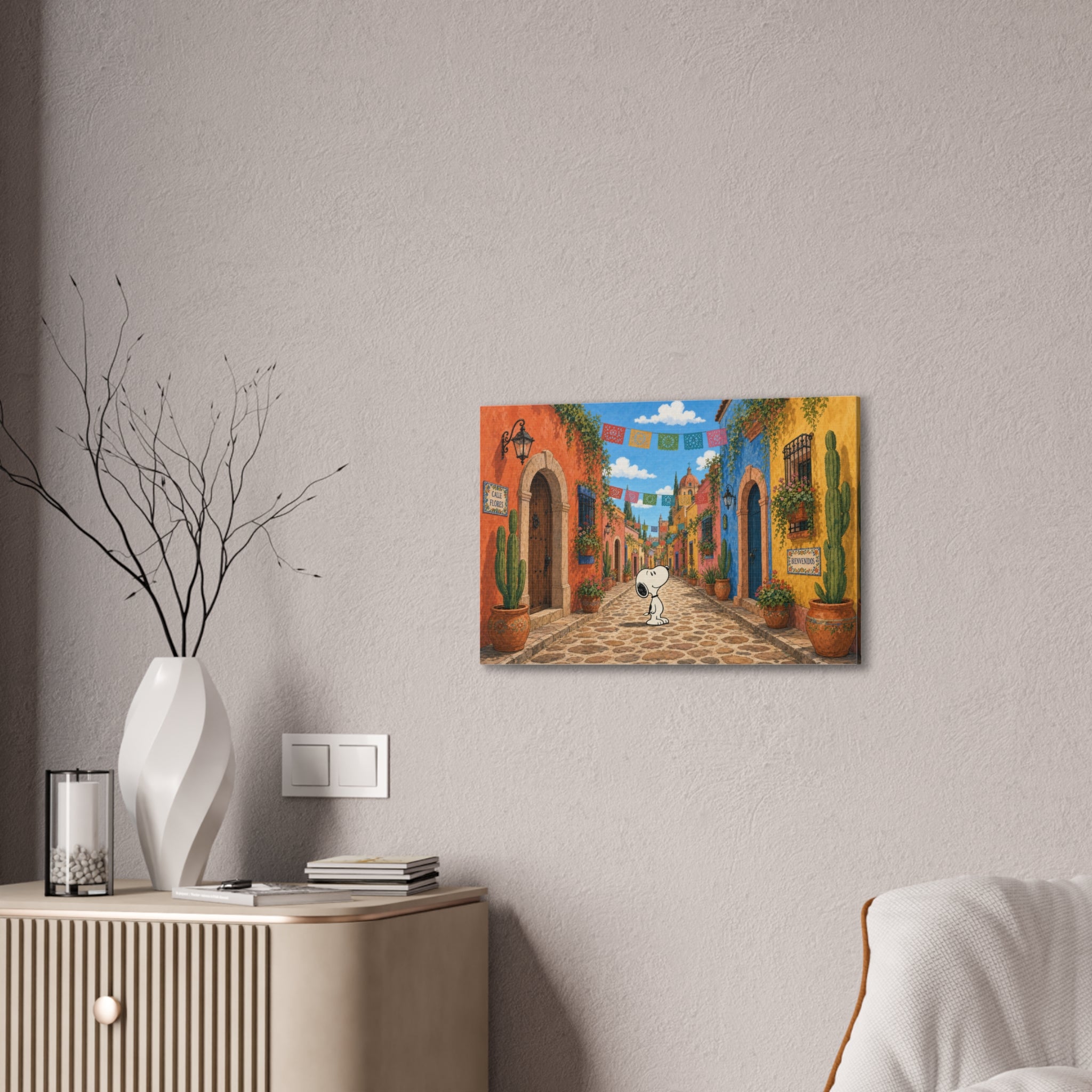Mexican Street Canvas