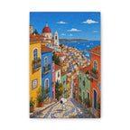 Snoopy Coastal Village Canvas