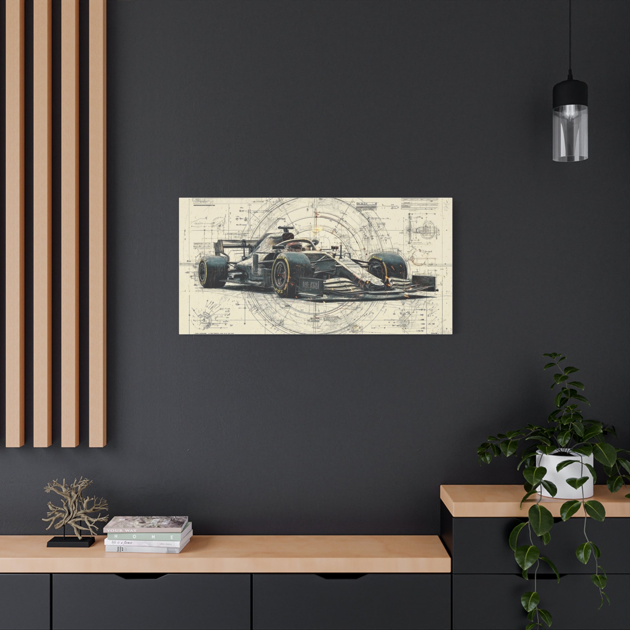 Formula Racecar Canvas