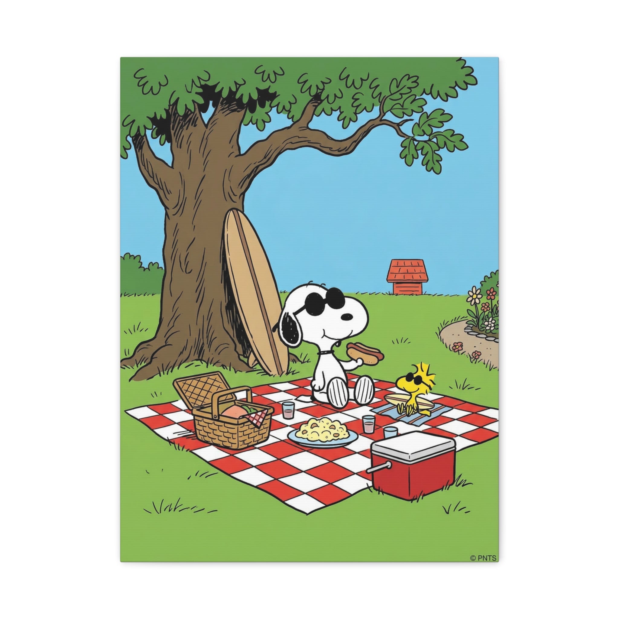 Snoopy Picnic Canvas
