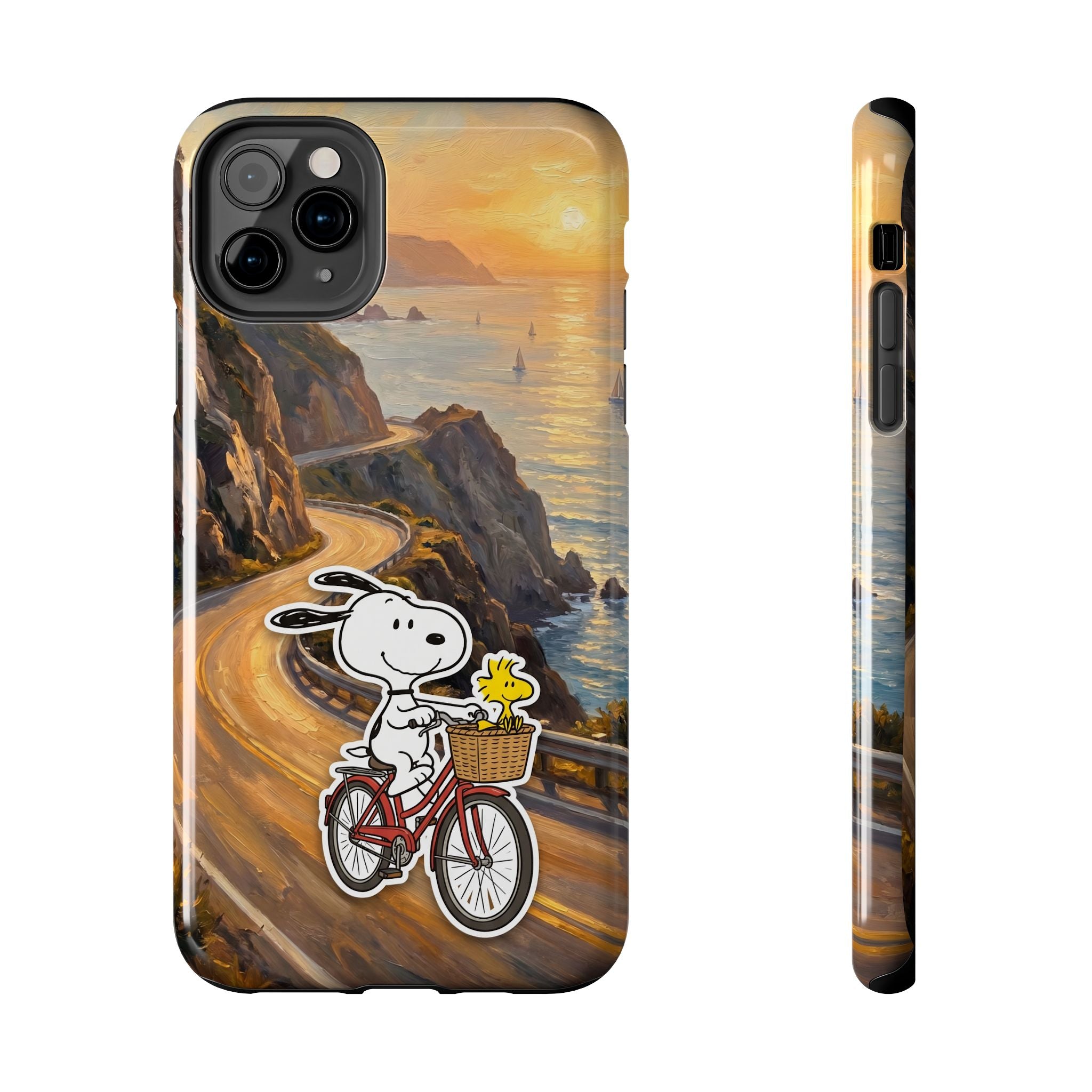 Snoopy Woodstock Bicycle Phone Case