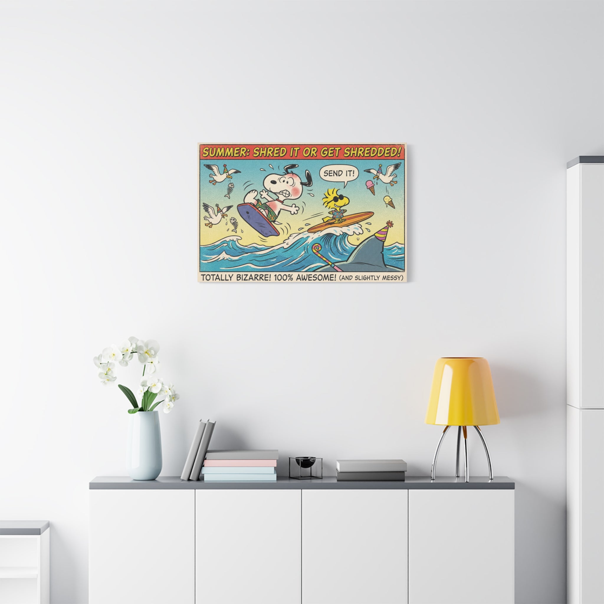 Shred It Surf Canvas