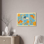 Goldfish Swim Canvas