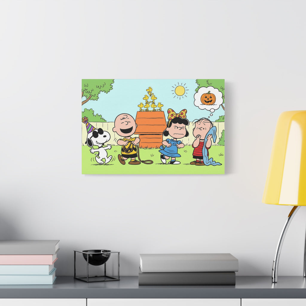 Peanuts Gang Halloween Canvas