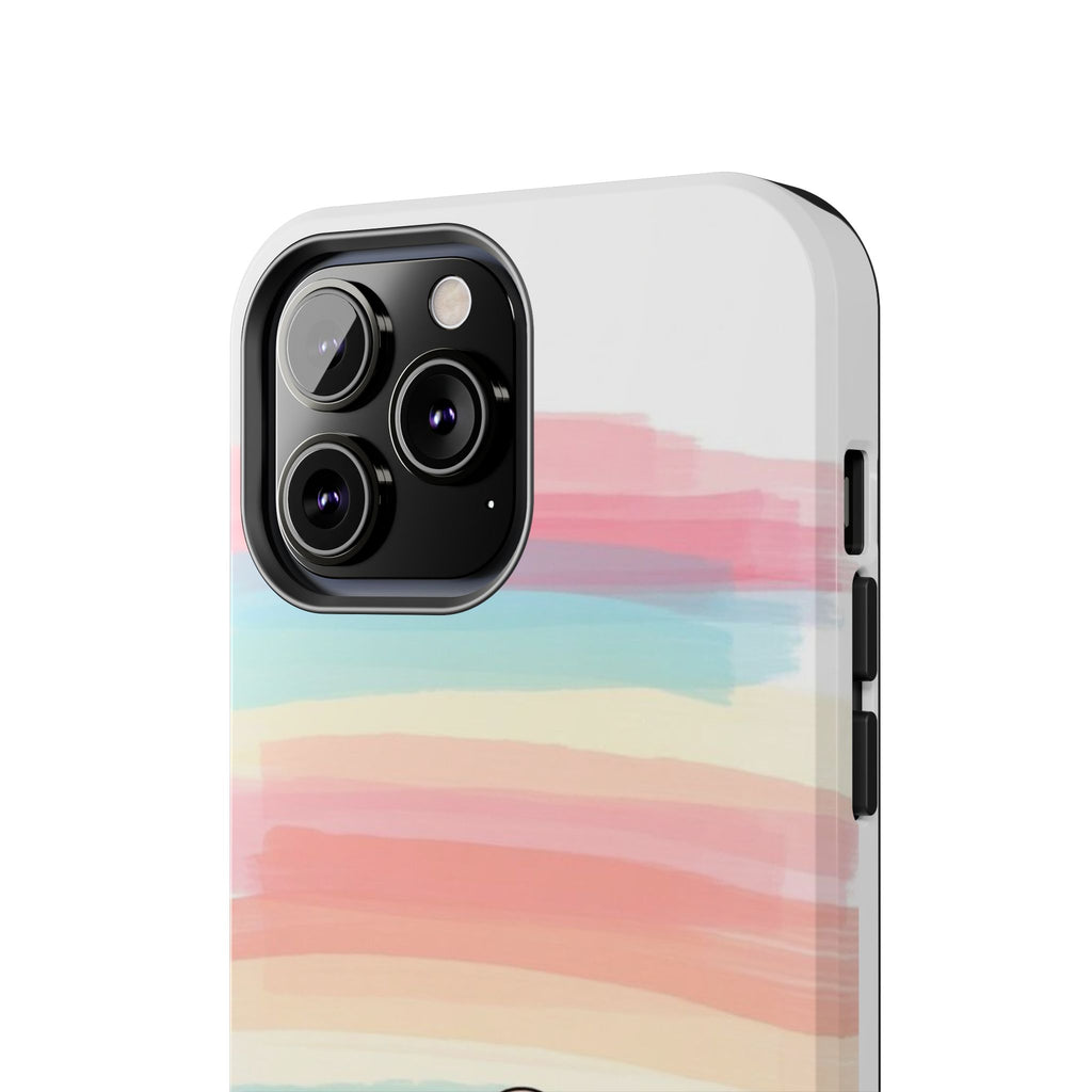 Pastel Stripe Peanuts Phone Case