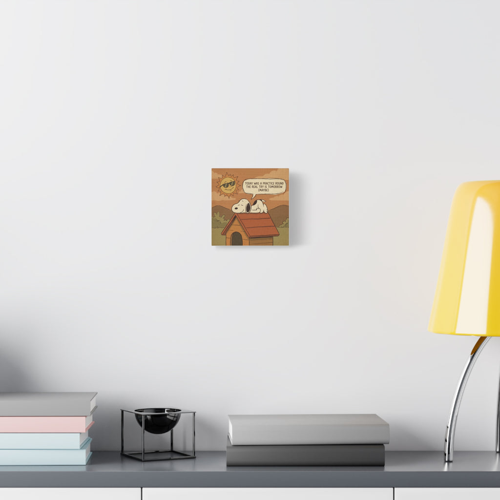 Doghouse Quote Canvas