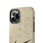 Graph Paper Phone Case