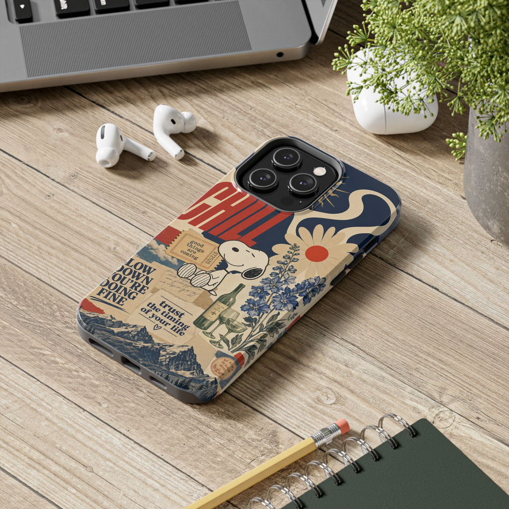 Snoopy Chill Collage Case
