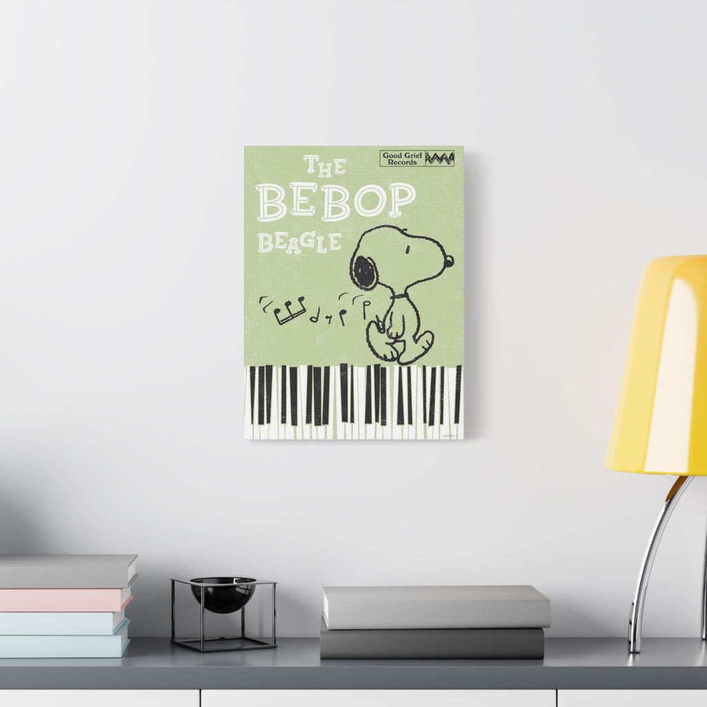 Bebop Beagle Piano Canvas