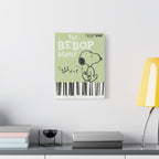 Bebop Beagle Piano Canvas