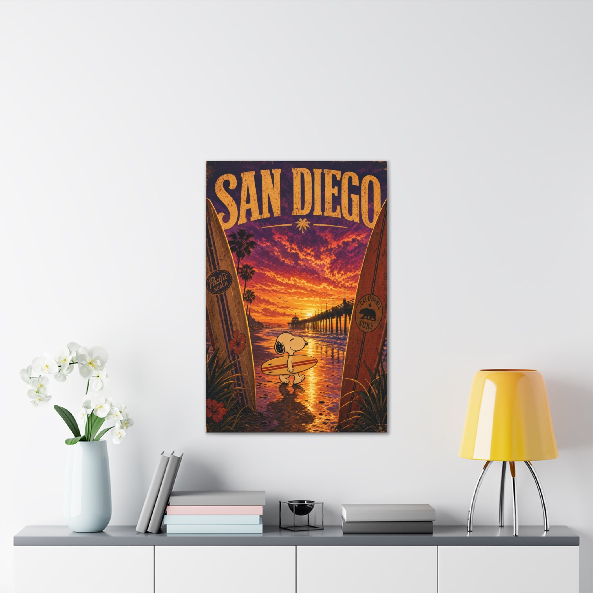 San Diego Surf Canvas